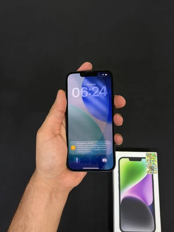 Iphone 14+ ideal hech qatti alishmagan dak karobka full 1