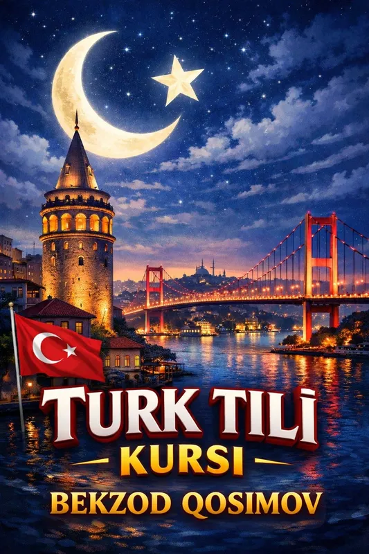 Bekzod Qosimov Turk tili kurslari online va ofline Farg'onada