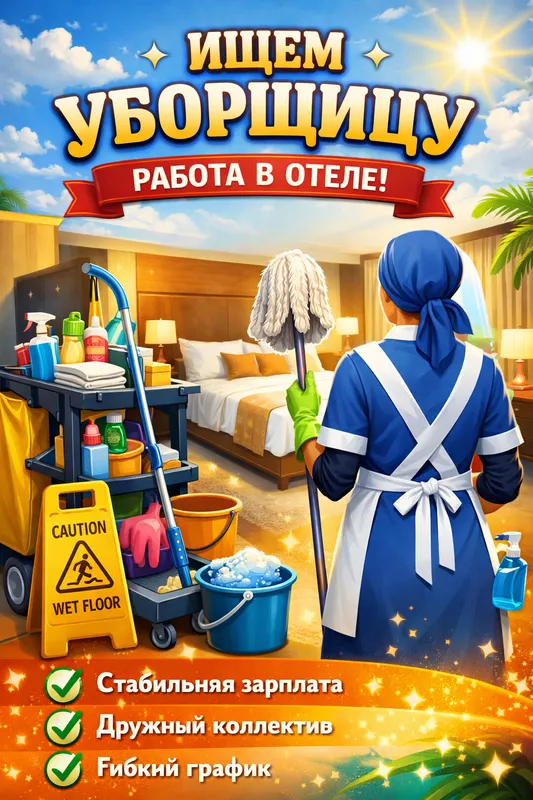 Ищем уборщицу