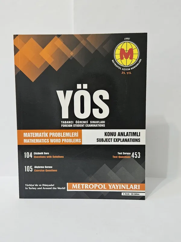 Купите книгу для подготовки к экзамену YOS и поступайте в вузы Турции!