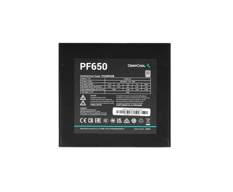 ' Блок питания DeepCool PF650 (650W / 80 PLUS) — фото 3