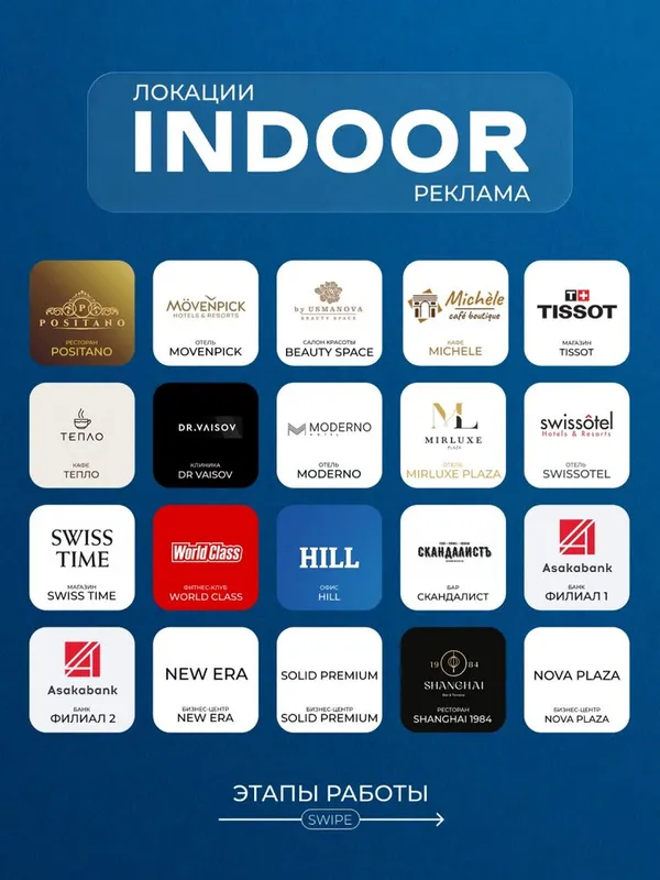 Реклама в Ресторанах, Indoor реклама в отелях, бизнес центрах, спа — фото 4