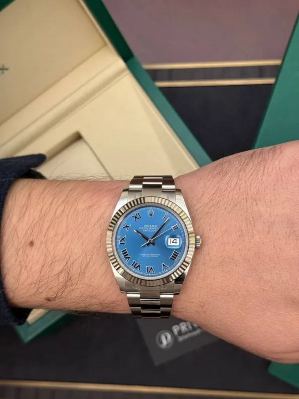 Rolex Datejust 41mm Steel and White Gold 2 Rolex Datejust 41mm Steel and White Gold 2