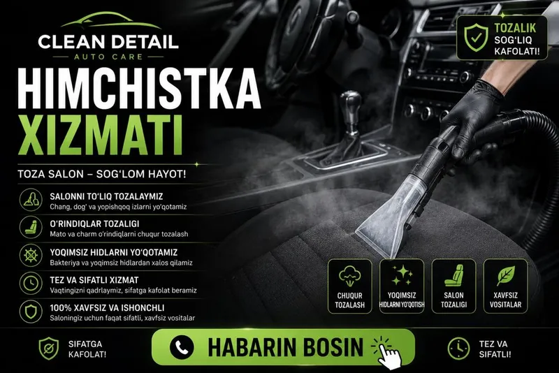 Professiyonal avto Himchistka va deteling xizmatlari — фото 2