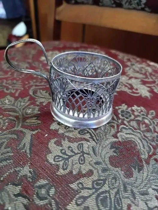 Мельхиор ретро подстаканник