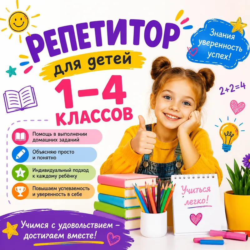 онлайн репетитор по математике для 1-4 классов онлайн репетитор по математике для 1-4 классов