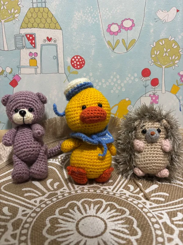 Вязаная игрушка ручной работы 3