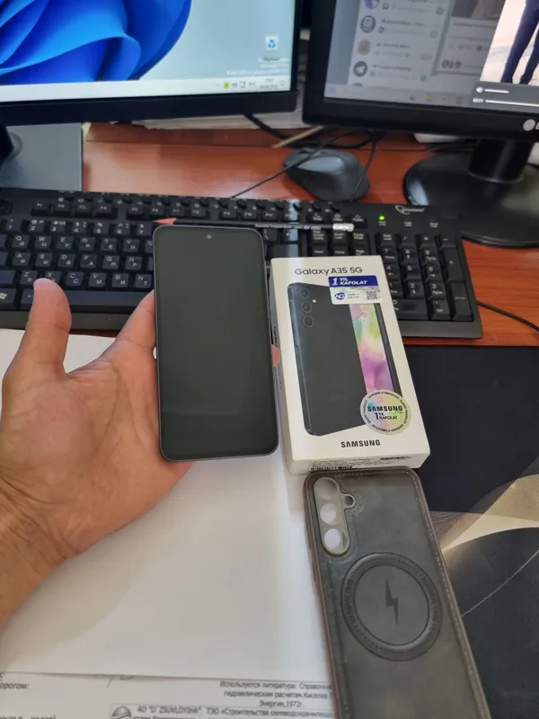 Samsung A35 5G 8/256gb ideal 1oy iwlatilgan yangiday xolati — фото 6