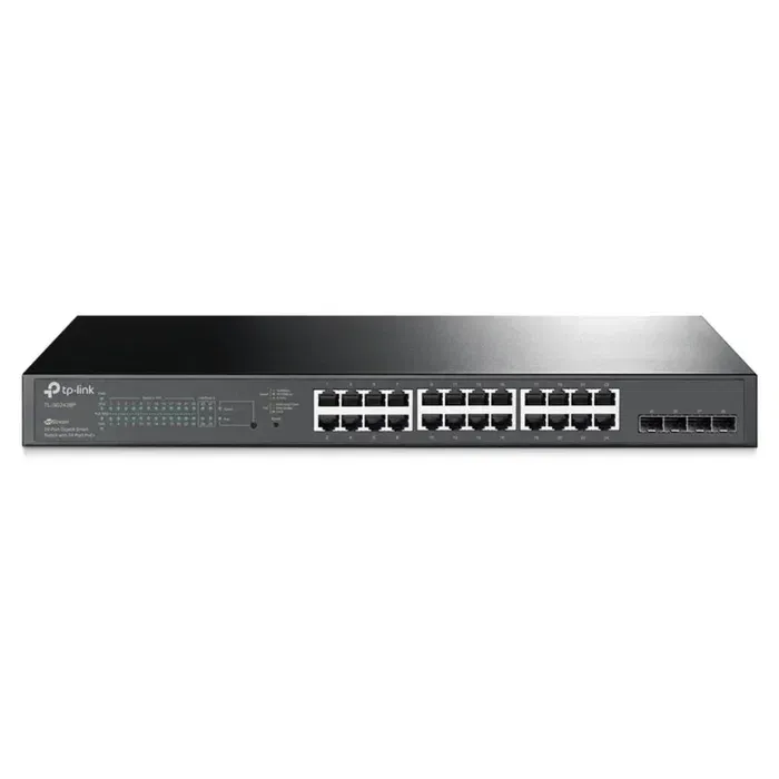 24 port TPlink SG2428P PoE+ OMADA 250W boshqariladigan Gb svich 4