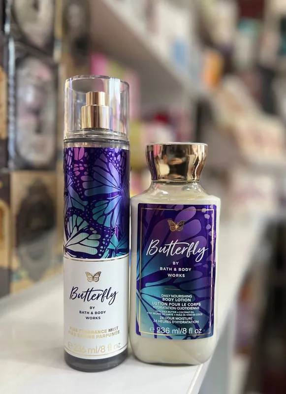 Bath & Body Works nabori: badan spreyi va losyon (236 ml)