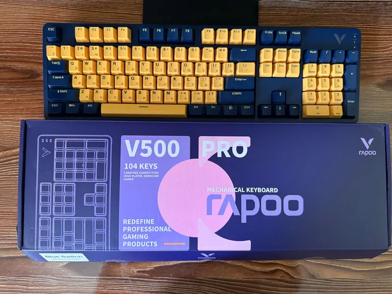 Механическая клавиатура RAPOO v500 pro