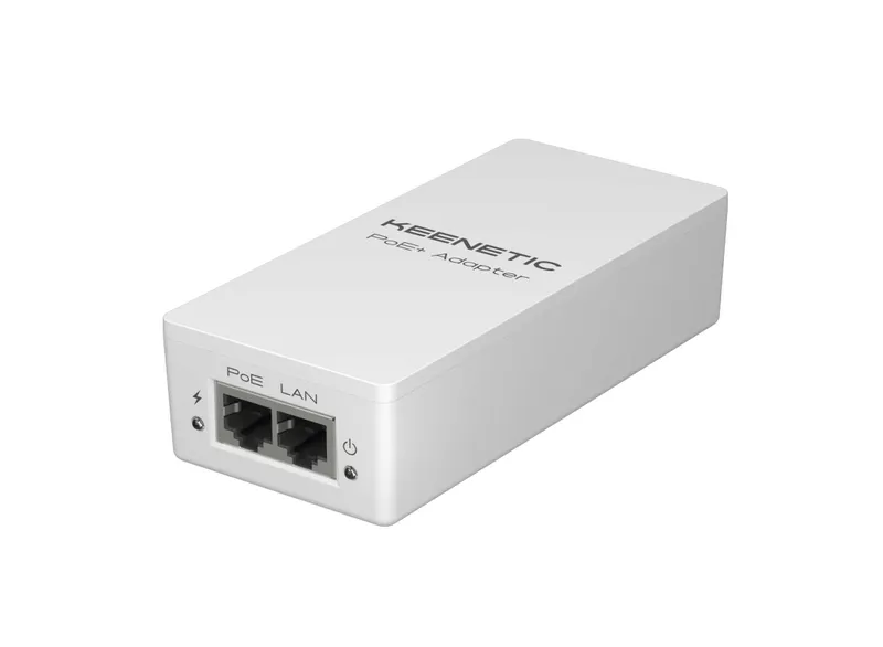 < PoE+ адаптер Keenetic KN-4510 30W Gigabit 2