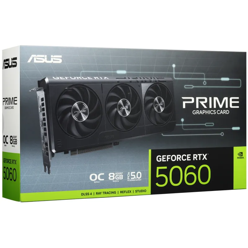 Видеокарта ASUS GeForce RTX 5060 PRIME OC 8GB 2 Видеокарта ASUS GeForce RTX 5060 PRIME OC 8GB 2