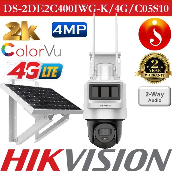 Quyosh panelli kamera Hikvision Mini PT 4MP kamera 1 Quyosh panelli kamera Hikvision Mini PT 4MP kamera 1