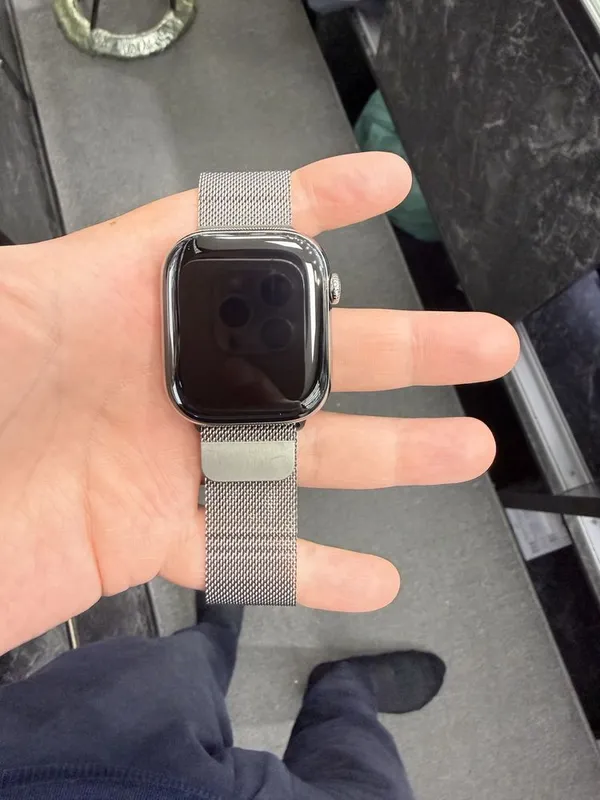 Apple watch 10/46 natural milanasse loop