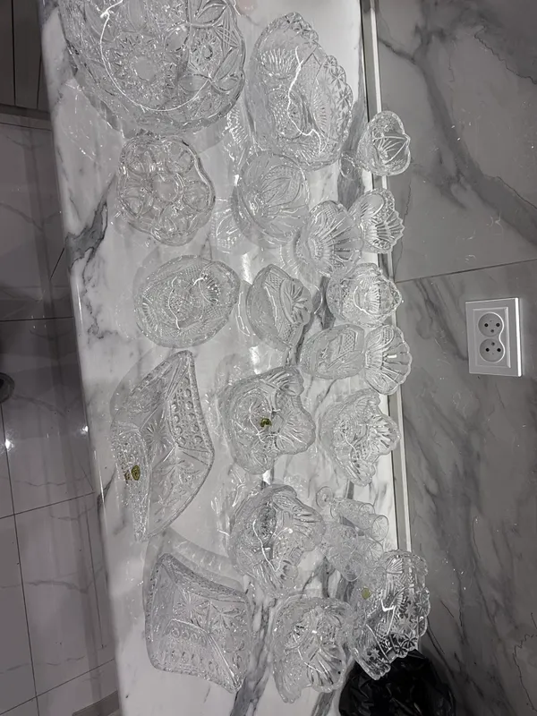 Billur idishlar to‘plami 6 Billur idishlar to‘plami 6