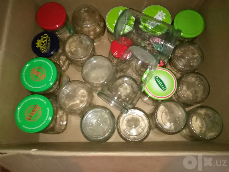 3 l, 2 l, 1 l, 0,5 l va undan kichik shisha bankalar 2 3 l, 2 l, 1 l, 0,5 l va undan kichik shisha bankalar 2