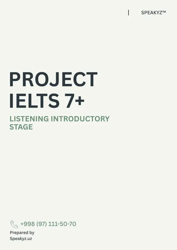 Подготовка к IELTS 7.0+ Авторские материалы и тактики 2 Подготовка к IELTS 7.0+ Авторские материалы и тактики 2
