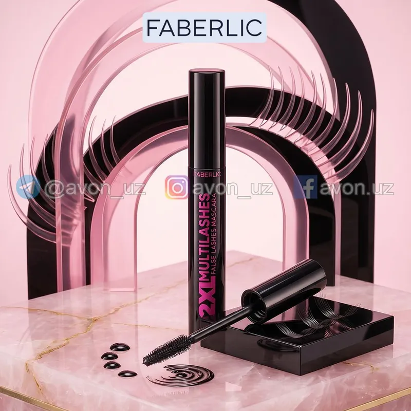тушь эффект накладных ресниц от FABERLIC