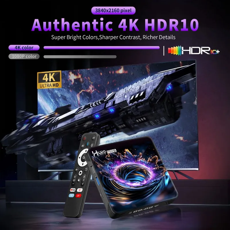 Turbo Быстрый Tvbox HS89 15PRO 2026 высшего класса +1200 Канал 5 Turbo Быстрый Tvbox HS89 15PRO 2026 высшего класса +1200 Канал 5