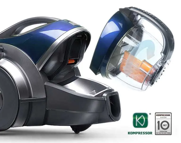 Пылесос LG VK89609HQ Kompressor Турбоциклон