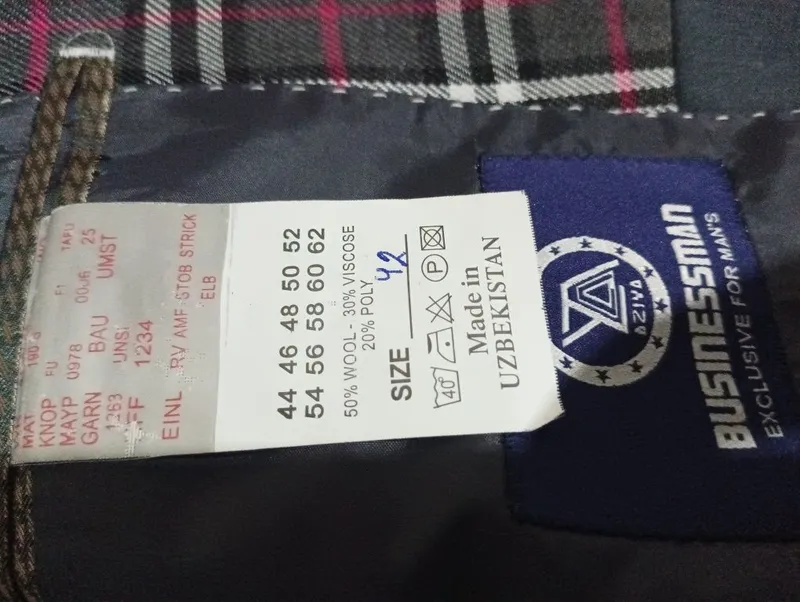 Kustyum shim kichik o'lcham 2 Kustyum shim kichik o'lcham 2