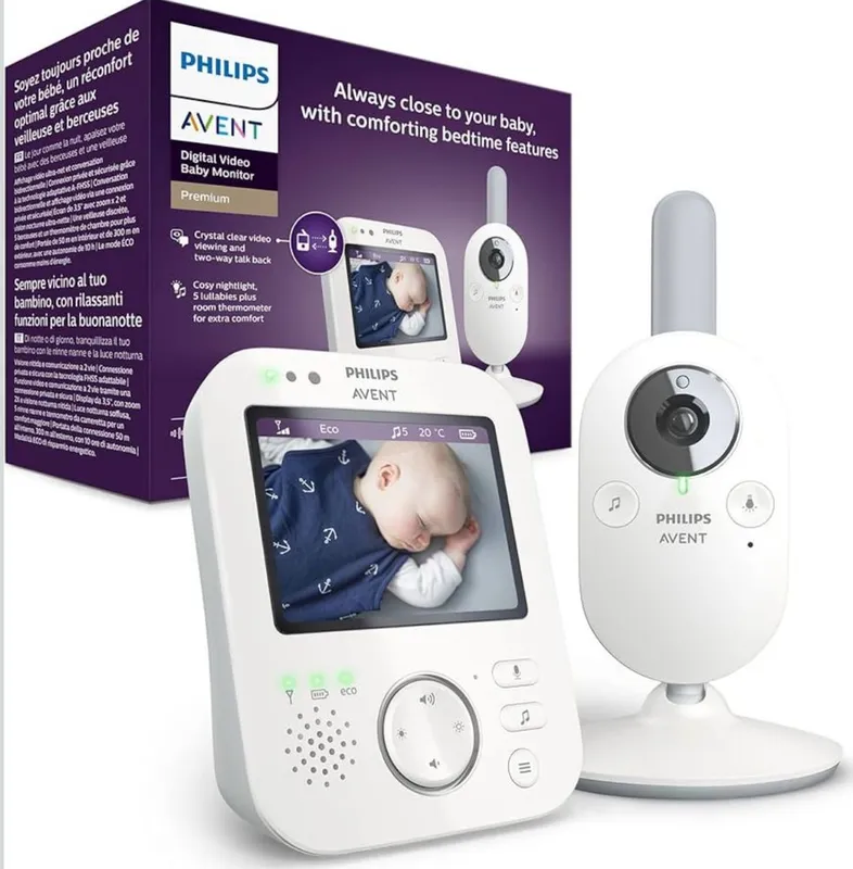 Видеоняня Радионяня Philips Avent SCD 843 Premium quality 1