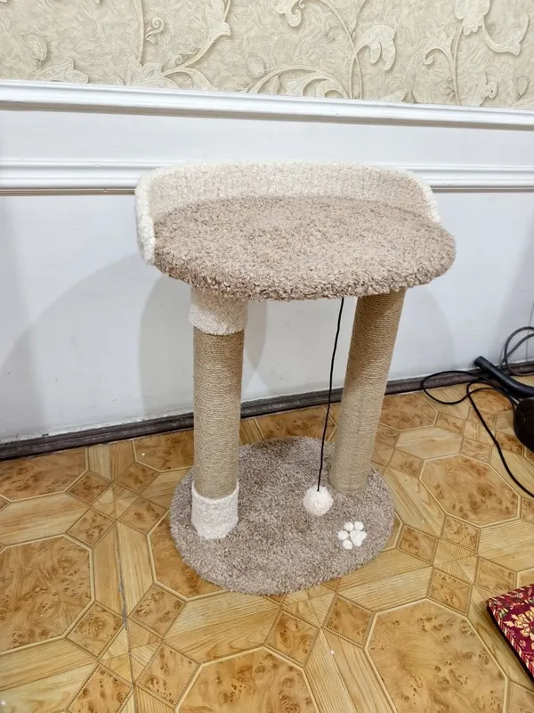 Когтеточка двойная с лежанкой. Когтеточки для кошек — фото 2