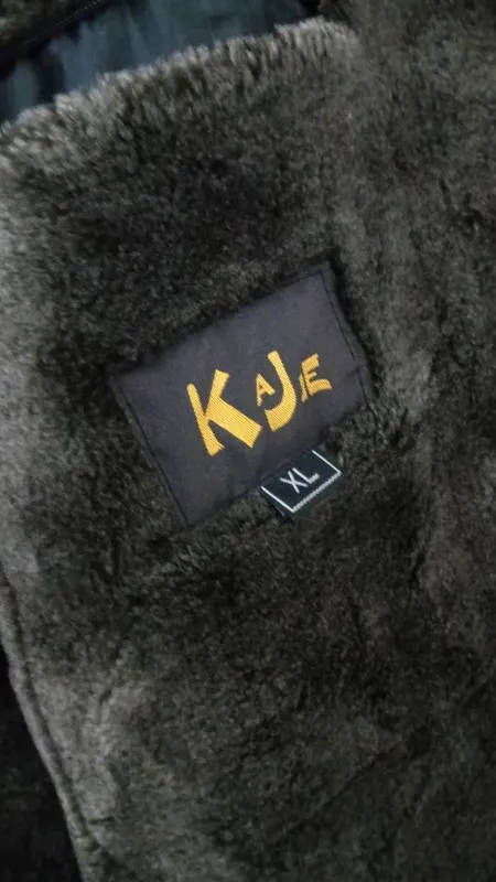Кожаный дублёнка Xl razmer 2