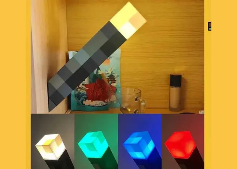 Minecraft лампа ночник — фото 2