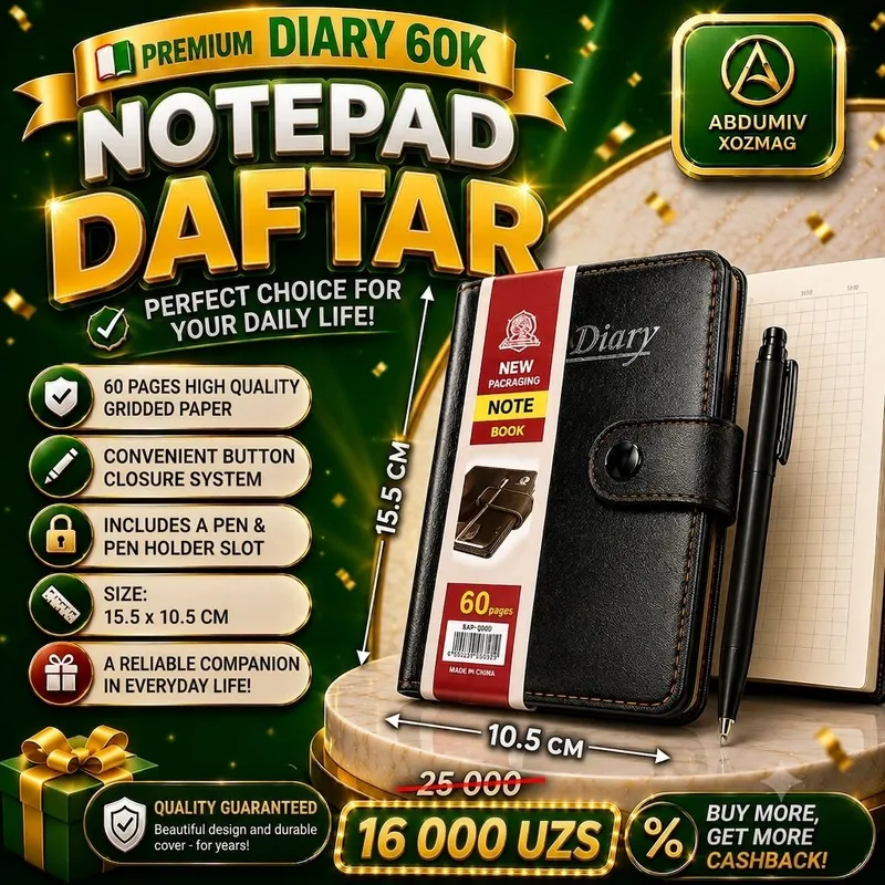 📔 Premium "Diary 60K " BLAKNO'T DAFTAR 3