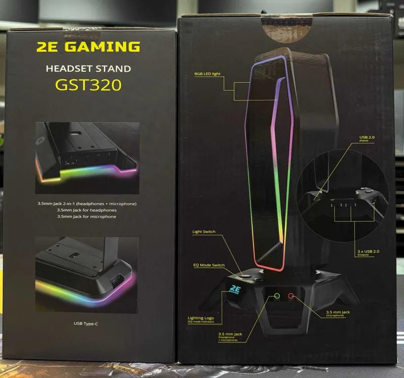 наушники и подставка для наушников от 2E GAMING HG315/320 | GST320 5 наушники и подставка для наушников от 2E GAMING HG315/320 | GST320 5