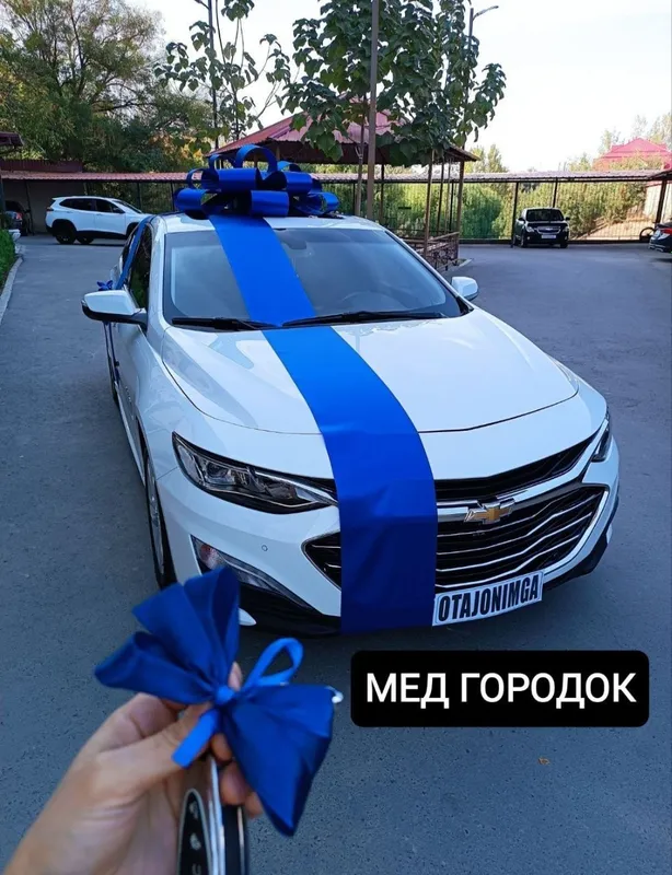 Avto bantik sovga uchun lenta bant МЕД ГОРОДОК — фото 1