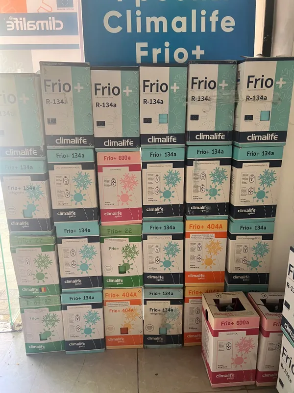 Фреон R134a, R410a, R404a, R407c, R22, R507, R600, R744, R1234yf, R32 8