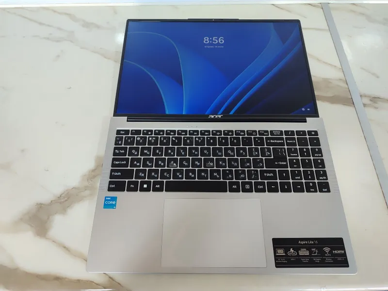 Notebook Acer aspire lite 16 8 gb ddr5/ 256gb ssd 2