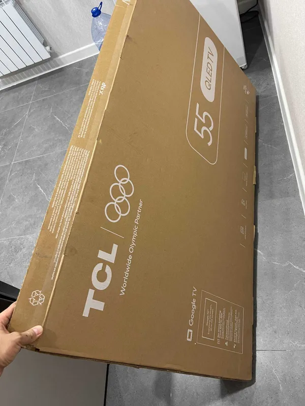 TCL 55 T6D QLED televizori qutisi 1