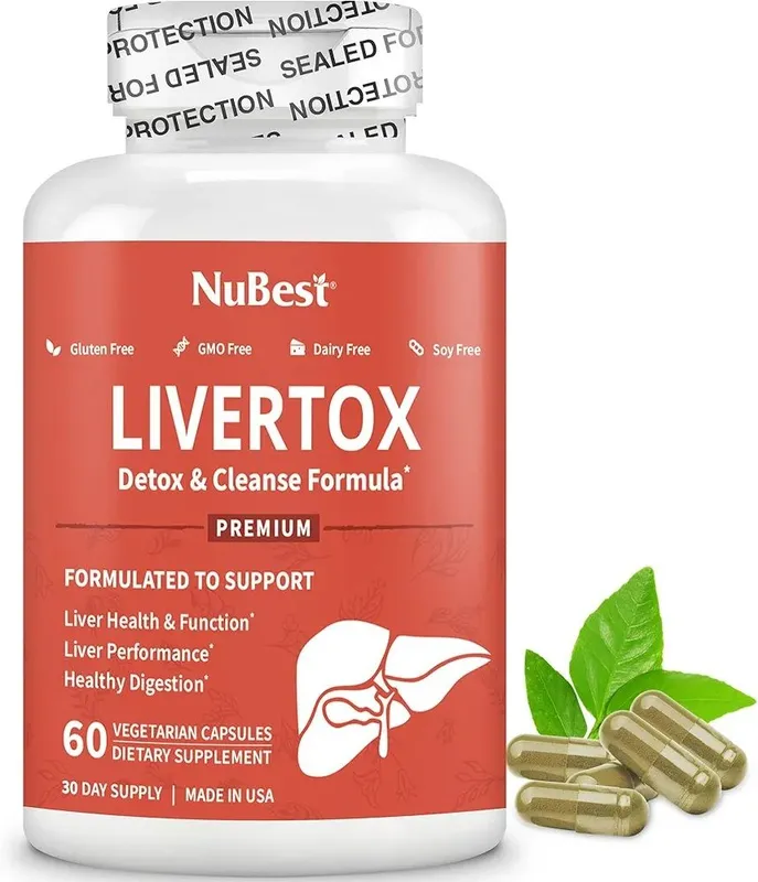 NuBest Livertox поддержка и защита печени 60 капсулы