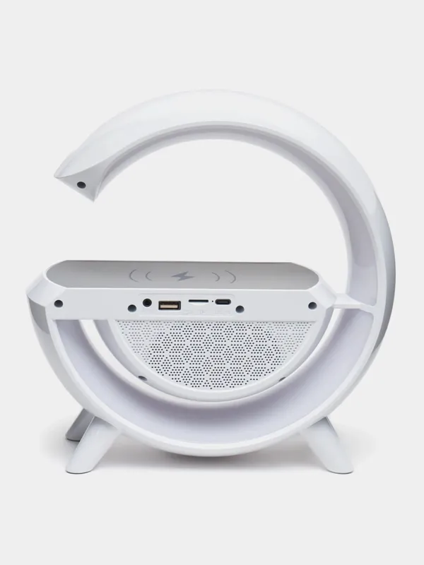 Беспроводная зарядка и колонка со встроенной лампой Led Wireless Charging Speaker — фото 3