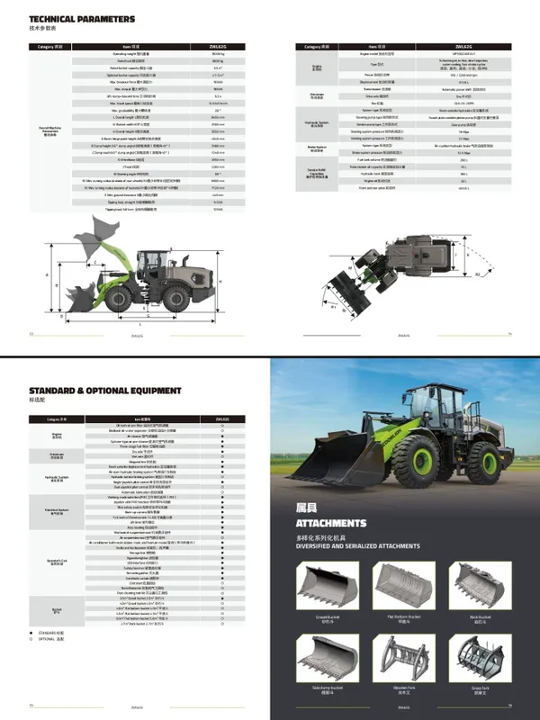 Zoomlion zwl62G wheel loader ZWL62G WHEEL LOADER ZWL62G WHEEL LOA — фото 4