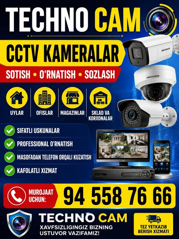 Kamera urnatish xizmati Kamera urnatish xizmati