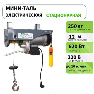 Аренда электрический таль прокат Тельфер таль режим работы 24/7 — фото 3