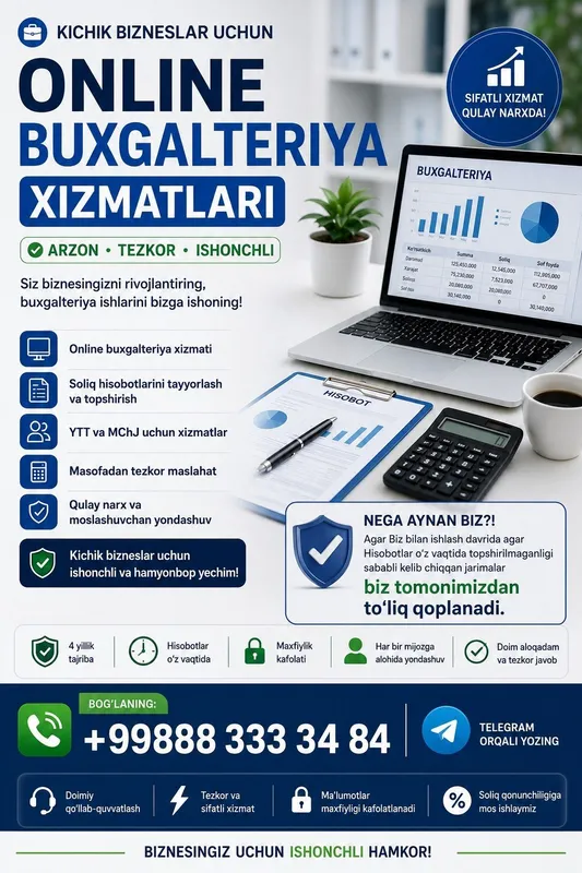 Buxgalteriya xizmatlari 2 Buxgalteriya xizmatlari 2