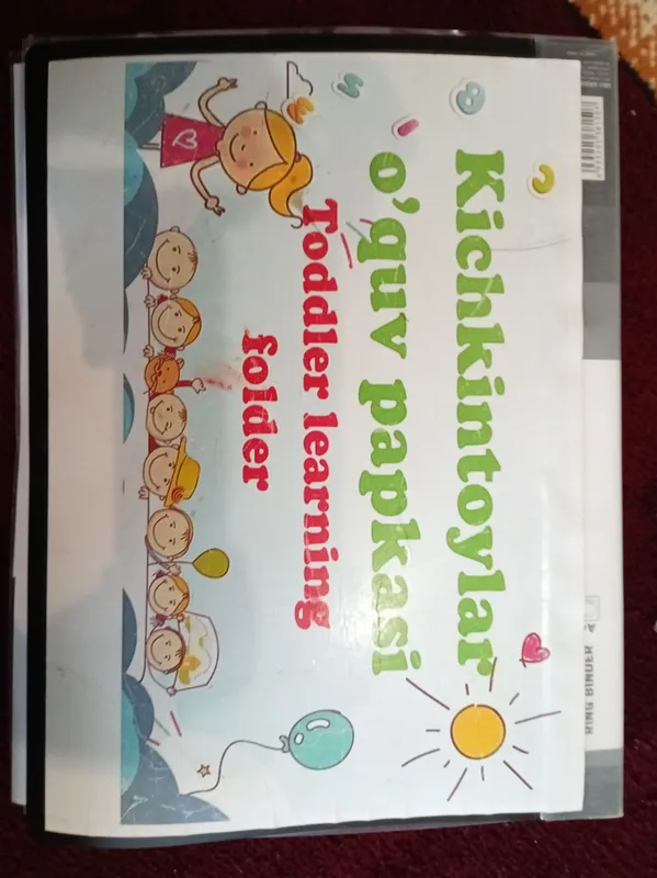 kichkintoylar uchun o'quv papkasi
