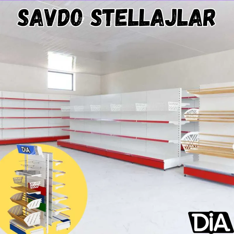Стеллаж металлический торговый, polkalar savdo tokcha
