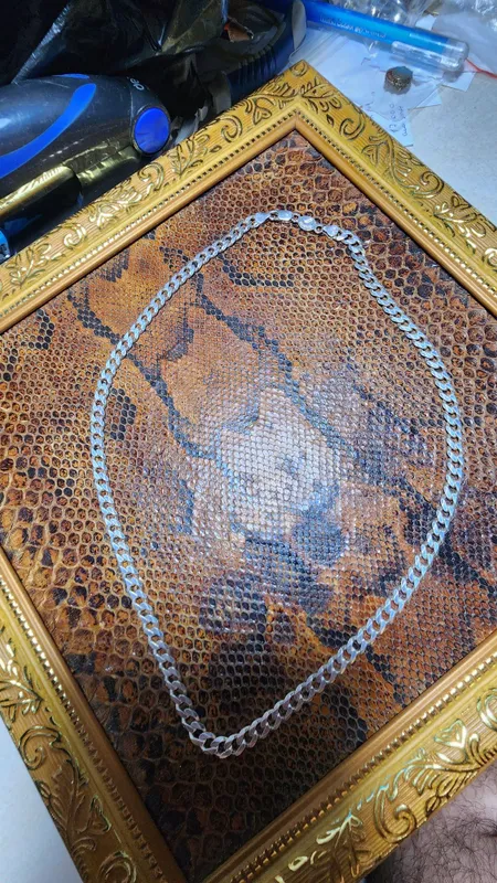 Италия фабрика цепь.63 см.925.