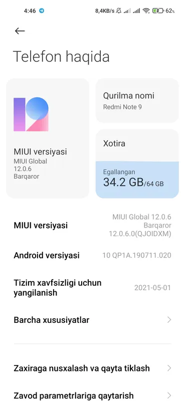 Redmi Note 9, 4/64 ГБ 1 Redmi Note 9, 4/64 ГБ 1