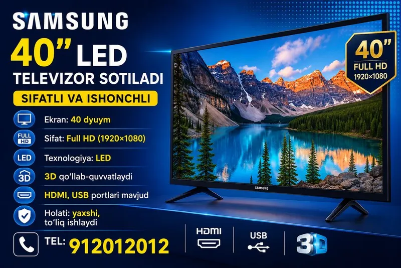 samsung tv 40 3D ue40eh6030 1