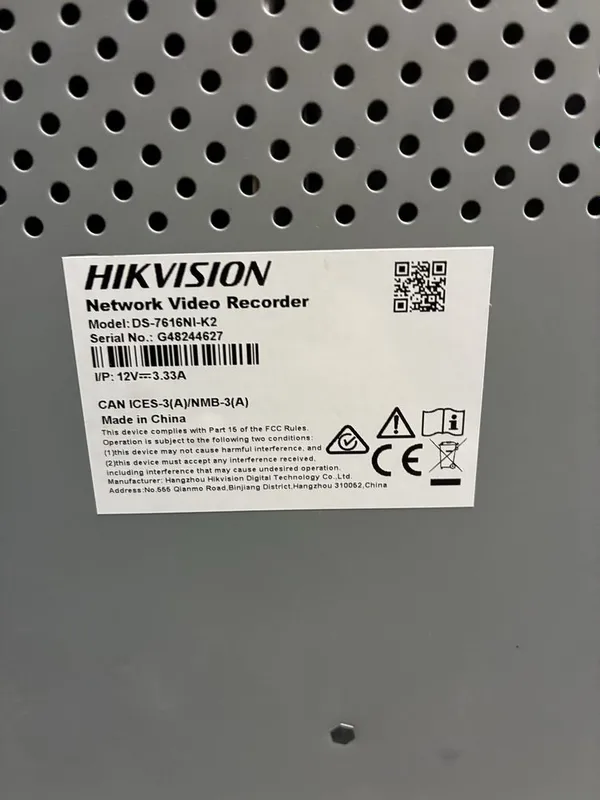 NVR Hikvision 7616 — фото 1