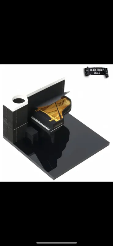 3D Memo  pad  piano
