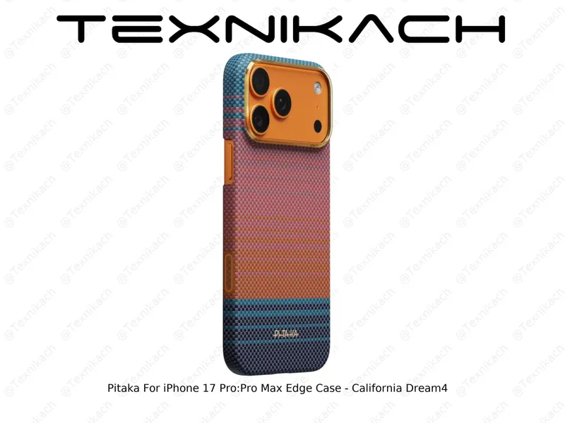 Новый. Pitaka For iPhone 17 Pro/Pro Max Edge Case Доставка 3